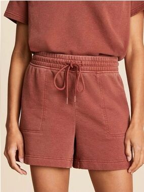Lou & Grey Washed Cozy Cotton Shorts